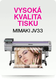 Mimaki JV33 - vysoká kvalita tisku